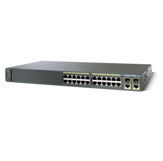 Switch Cisco WS-C2960+24TC-S Catalyst 2960 Plus 24 10/100 + 2 T/SFP LAN Lite