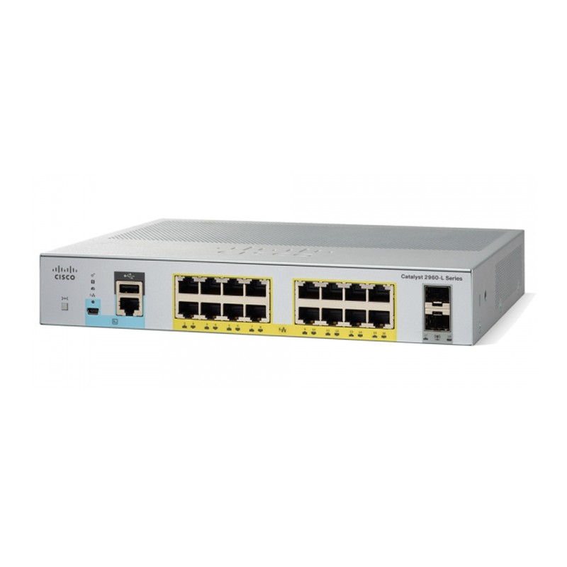 Switch Cisco WS-C2960L-16 TS-LL 16 port GigE 2x 1G SFP Lan Lite